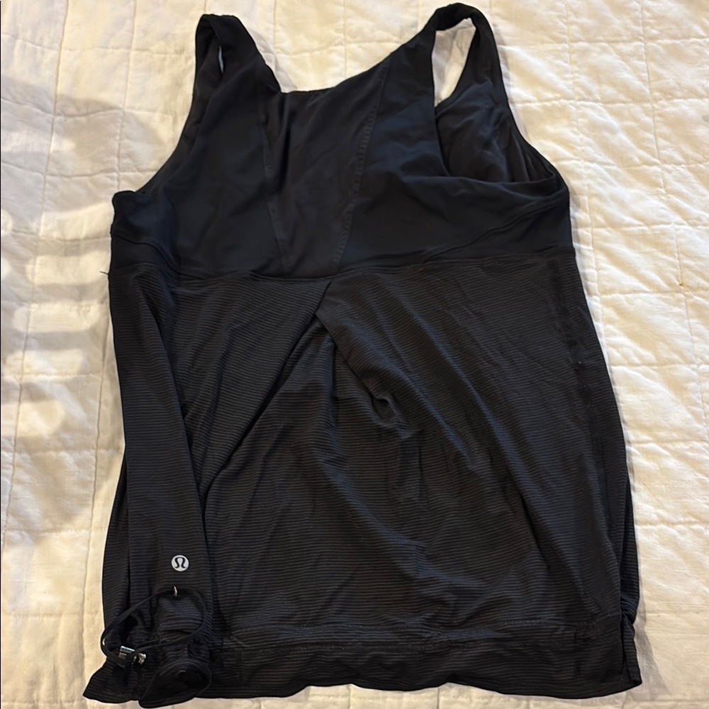 Lululemon Athletica Black Sleeveless Tank Top